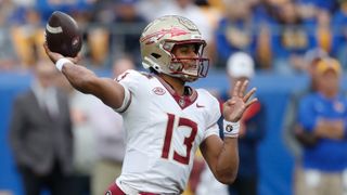 Jordan Travis' 3 Best NFL Draft Fits (NFL Draft 2024). Photo by Charles LeClaire-USA TODAY Sports
