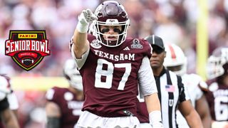 Nate Boerkircher NFL Draft Interview: Getting To Senior Bowl (Senior Bowl). Photo by Maria Lysaker-Imagn Images