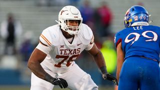 Kelvin Banks Jr. NFL Draft Scouting Report (Scouting Reports). Photo by Jay Biggerstaff-USA TODAY Sports