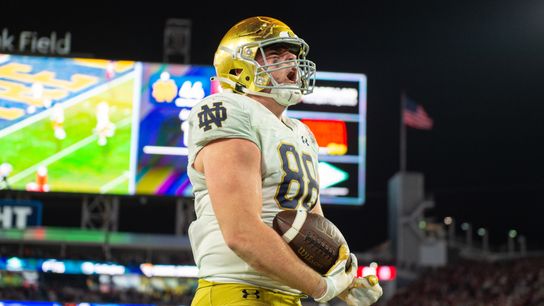 Mitchell Evans NFL Draft Interview: Versatile TE (Interviews). Photo by Jeremy Reper-Imagn Images