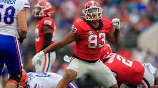 Tyrion Ingram-Dawkins NFL Draft Interview: Power of Positivity (Interviews). Photo by Corey Perrine/Florida Times-Union / USA TODAY NETWORK