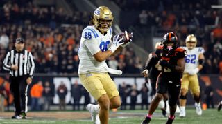 Moliki Matavao NFL Draft Scouting Report (Scouting Reports). Photo by Soobum Im-Imagn Images