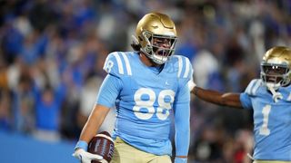 Moliki Matavao Senior Bowl Interview: Just Scratching The Surface (Senior Bowl). Photo by Kirby Lee-Imagn Images