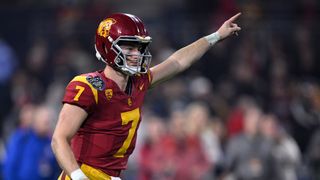 Miller Moss Faces Potential Career-Defining Game vs. Michigan (CFB). Photo by Orlando Ramirez-Imagn Images
