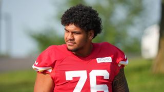 Kingsley Suamataia Will Be Ready For Week 1 Challenge (NFL). Photo by Denny Medley-USA TODAY Sports
