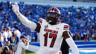 Demetrius Knight Jr. Senior Bowl Interview: Four-Down LB (Senior Bowl). Photo by Jordan Prather-Imagn Images