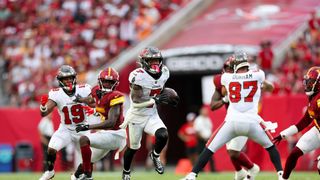 Bucky Irving Should Have Bigger Role In Buccaneers' Offense (NFL). Photo by Nathan Ray Seebeck-Imagn Images