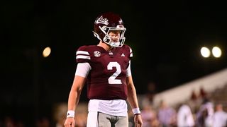 Blake Shapen NFL Draft Scouting Report (Scouting Reports). Photo by Matt Bush-Imagn Images