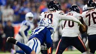Who's To Blame For Bears' Offensive Issues? (NFL). Photo by Marc Lebryk-Imagn Images