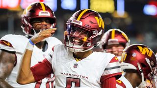 Jayden Daniels' MNF Breakout Just The Start (NFL). Photo by Katie Stratman-Imagn Images