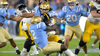 Femi Oladejo Senior Bowl Interview: Just Getting Started (Senior Bowl). Photo by Jayne Kamin-Oncea-Imagn Images