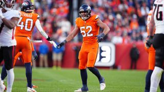 Jonah Elliss Breaking Out For Broncos (NFL). Photo by Ron Chenoy-Imagn Images