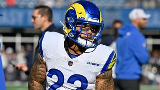 Rams' 2025 Make Or Break Player: Blake Corum (NFL). Photo by Eric Canha-Imagn Images