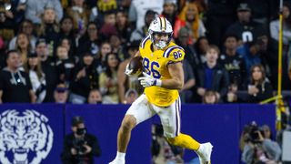 Mason Taylor Rising Up TE Rankings At Senior Bowl (Senior Bowl). Photo by Stephen Lew-Imagn Images