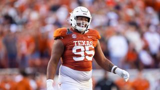 Alfred Collins NFL Draft Interview: Locker Room Guy (Interviews). Photo by Mark J. Rebilas-Imagn Images