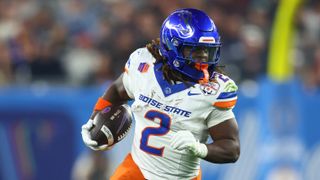 Should Raiders Draft Ashton Jeanty? (2025 NFL Draft). Photo by Mark J. Rebilas-Imagn Images