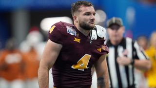 Cam Skattebo's 3 Best NFL Draft Fits (2025 NFL Draft). Photo by Dale Zanine-Imagn Images