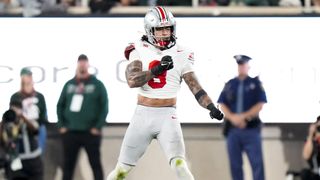 Lathan Ransom Senior Bowl Interview: Speed and Versatility (Senior Bowl). Photo by Samantha Madar/Columbus Dispatch / USA TODAY NETWORK via Imagn Images