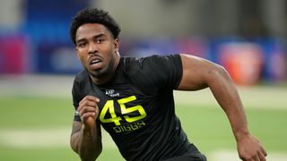 Fadil Diggs NFL Draft Interview: Leader In The Making (Interviews). Photo by Kirby Lee-Imagn Images