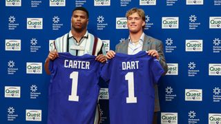 Giants 2025 NFL Draft Class Evaluation (2025 NFL Draft). Photo by Thomas Salus-Imagn Images