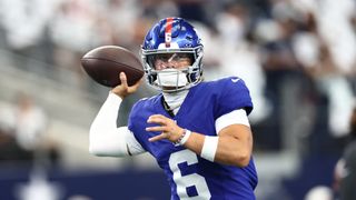 Jaxson Dart's 1st Start: What Are Reasonable Expectations? (NFL). Photo by Kevin Jairaj-Imagn Images