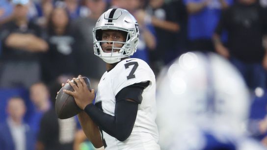Should The Raiders Bench Geno Smith?. Photo by Trevor Ruszkowski-Imagn Images
