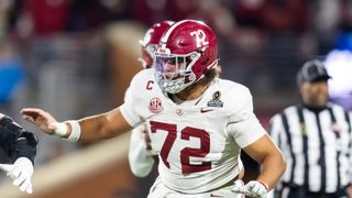 Parker Brailsford NFL Draft Scouting Report (Scouting Reports). Photo by Mark J. Rebilas-Imagn Images