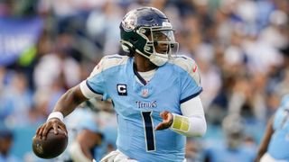 Cam Ward Showing Major Growth In December (NFL). Photo by Andrew Nelles / The Tennessean / USA TODAY NETWORK via Imagn Images